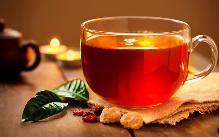 Sugar-free tea is a drink allowed on the diet menu