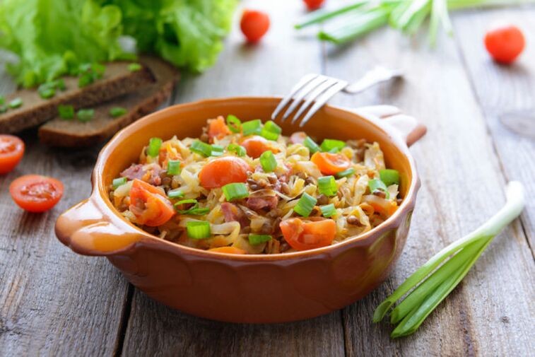 When observing a drinking diet, it is allowed to prepare chopped vegetable stew