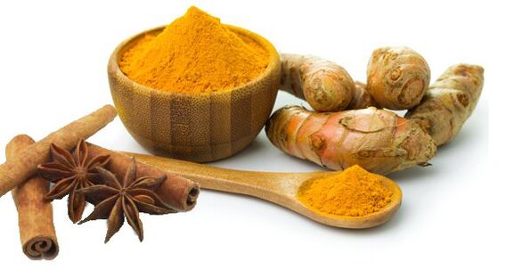 Useful spices for inflammation of the pancreas - turmeric and cinnamon