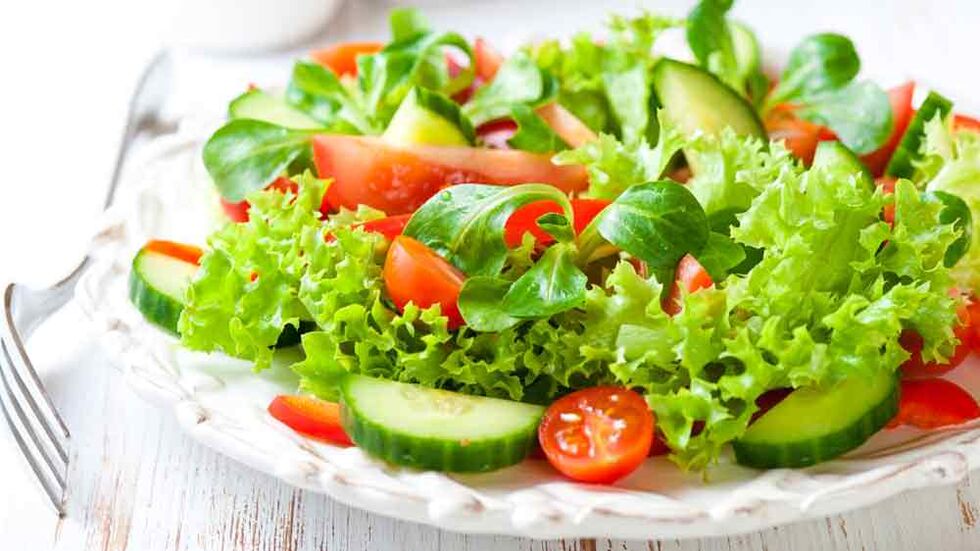 vegetable salad for your favorite diet