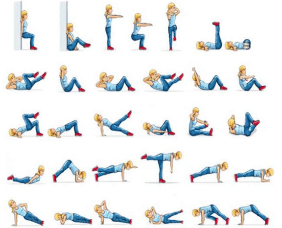 Exercises to lose weight at home